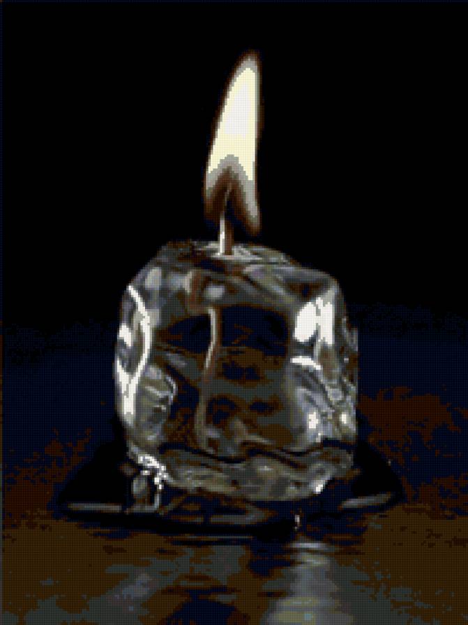 огонь и лед - свеча - предпросмотр