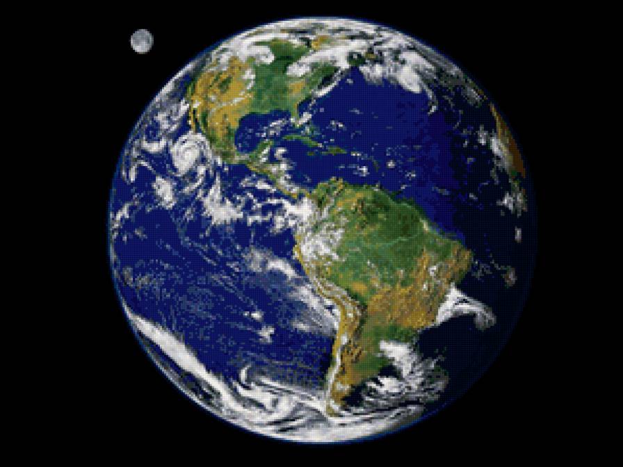 Земля 2 - космос, земля, галактика, планета - предпросмотр