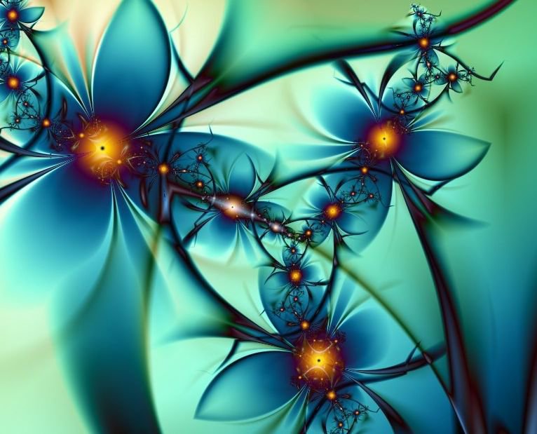 фантастические цветы - цветы - оригинал