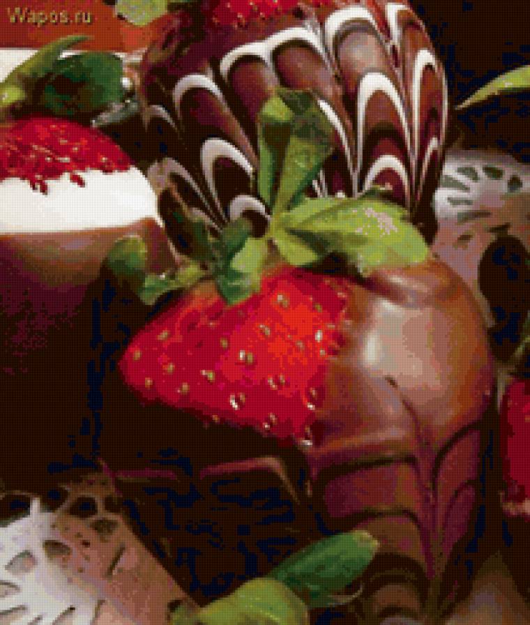 клубника в шоколаде - ягода - предпросмотр