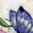 Предпросмотр схемы вышивки «Цветы и бабочки» (№59146)