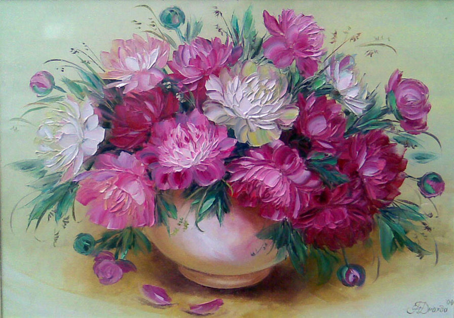 №59237 - букет, живопись, цветы, картина - оригинал