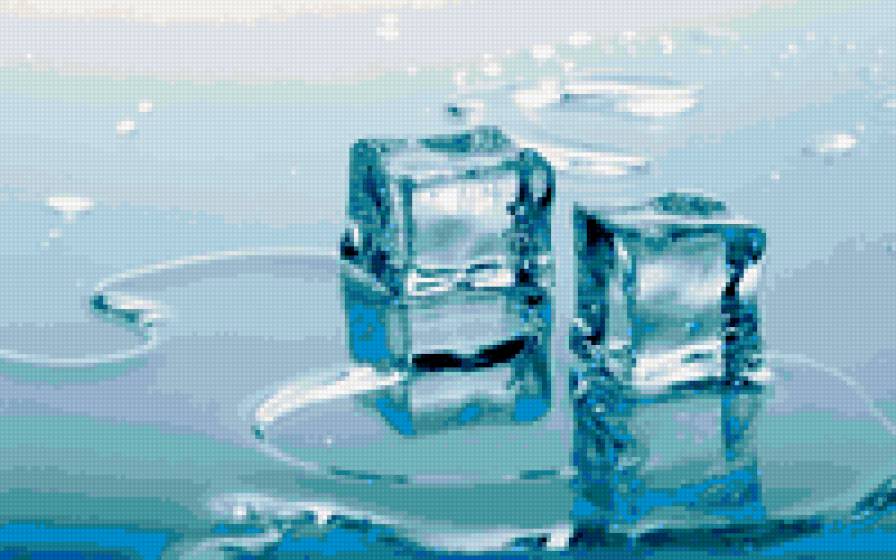 кусочки льда - разное, вода, лед - предпросмотр