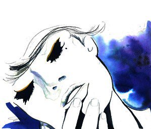 lico devushki - sineje, lico, devushka - оригинал