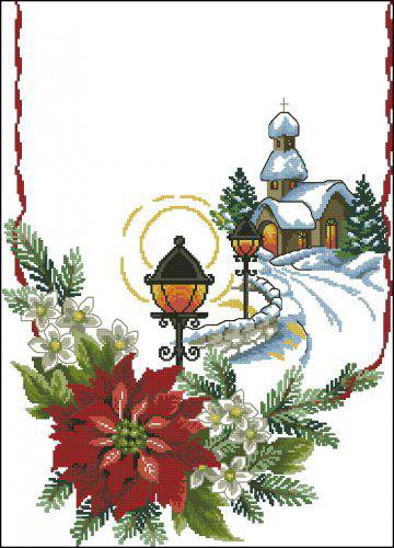 Рождество - новый год, зима, рождество, фонарь - оригинал