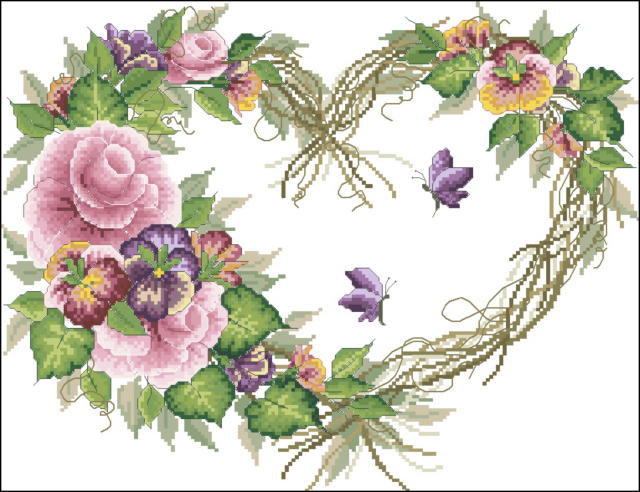 Салфетка - цветы, скатерть, розы - оригинал