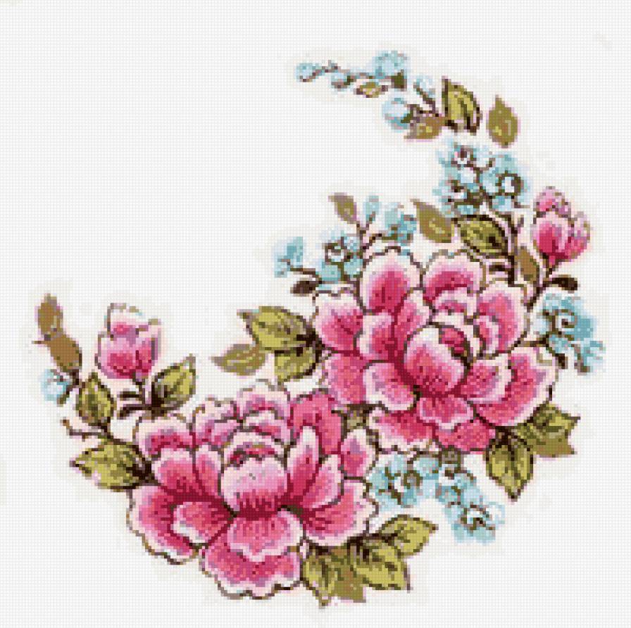 Розы - скатерть, цветы, салфетка - предпросмотр