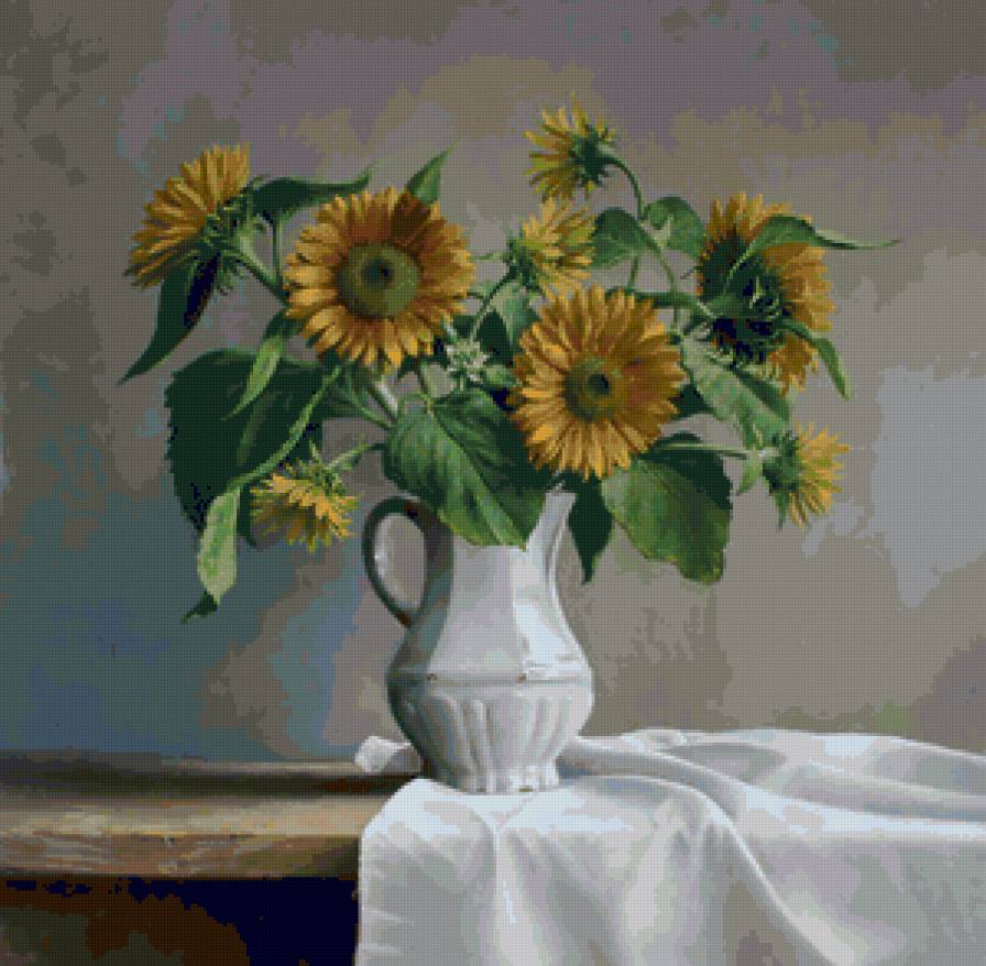 подсолнухи - предпросмотр