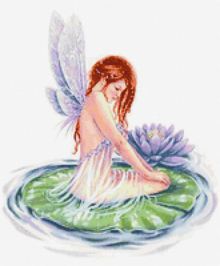 нимфа - сказка, кувшинка, дева - предпросмотр