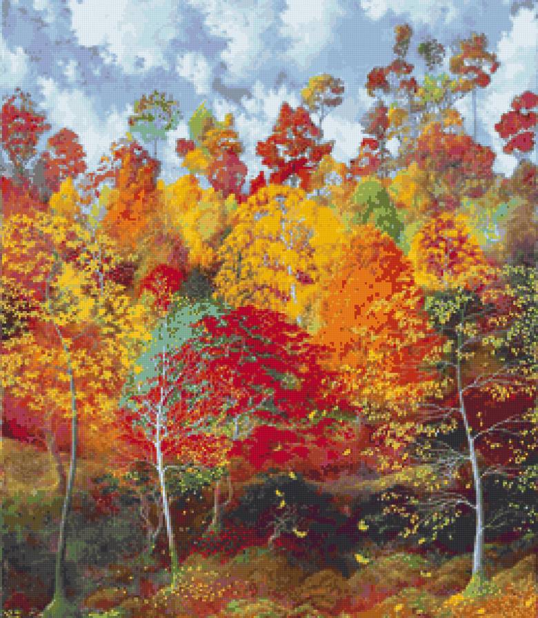 Фантастическая осень - фантазия - предпросмотр