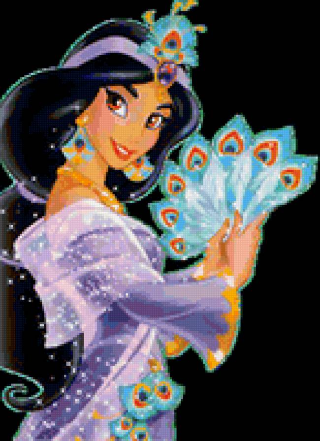 Жасмин - девушка, красота, детский, мультики - предпросмотр