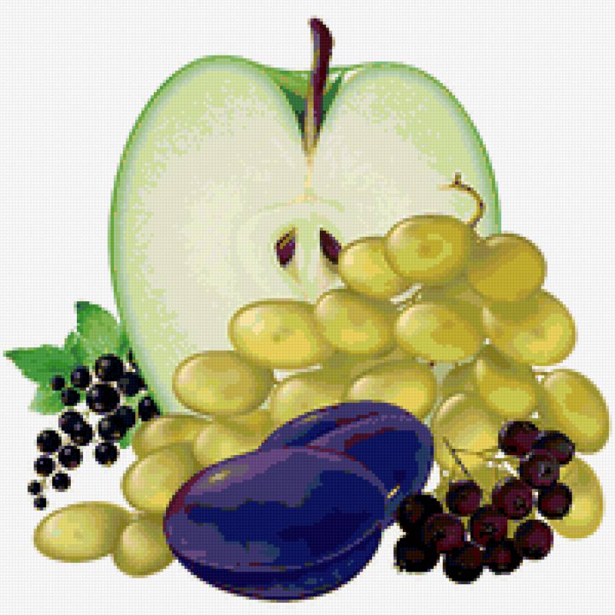 Панно"Фрукты" - фрукты, живопись - предпросмотр