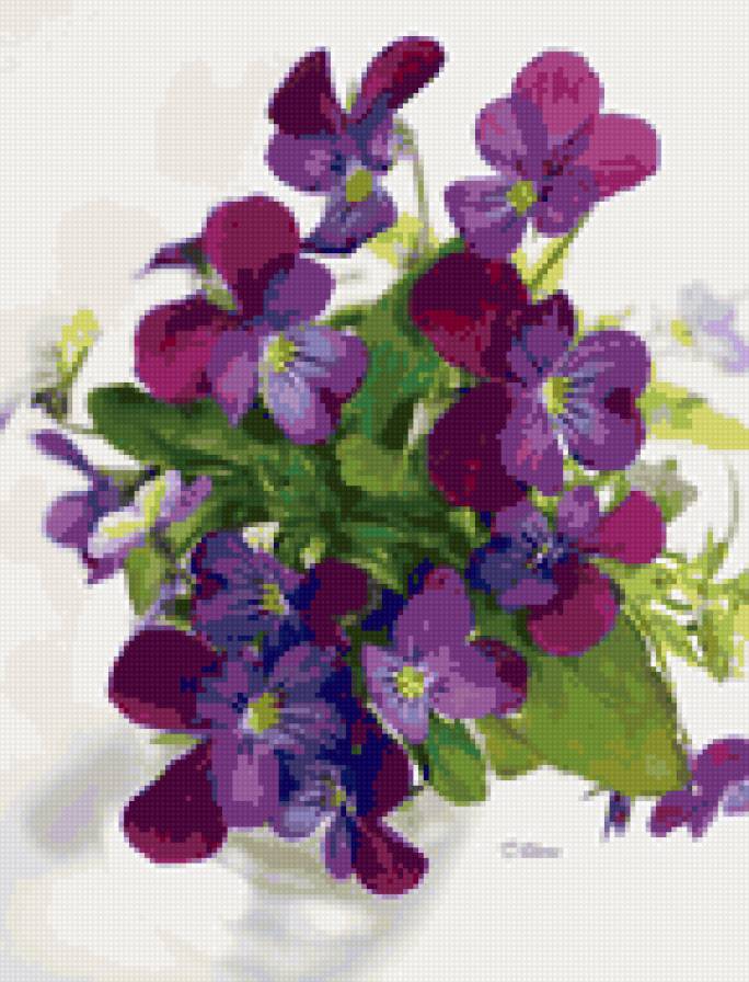 Анюткины глазки - цветы - предпросмотр