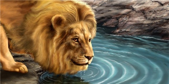 Царь зверей - хищник, лев, животные - оригинал