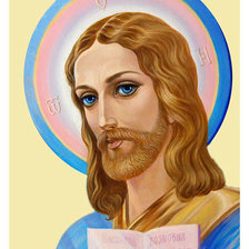 Оригинал схемы вышивки «Иисус» (№61109)
