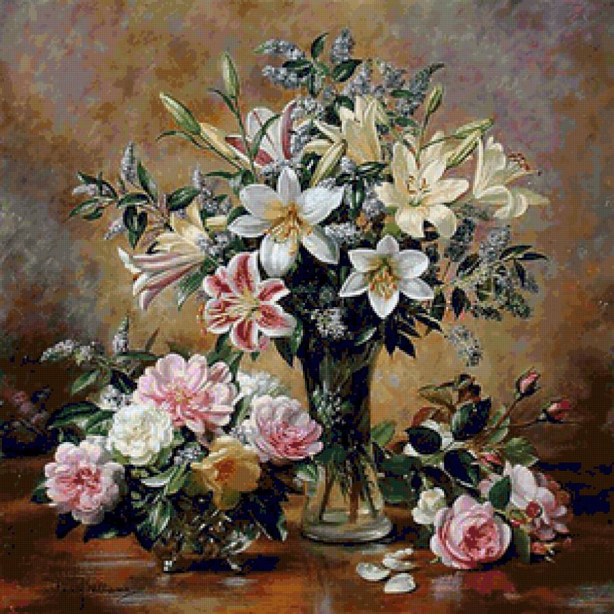 Очень,очень красивый букетик цветов) - flowers, цветы, букет - предпросмотр