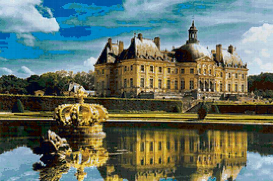 Замок Во Ле Виконт. Франция - дом.замок.природа - предпросмотр