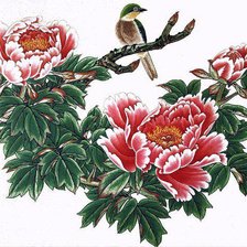 Оригинал схемы вышивки «Китайская живопись» (№61739)