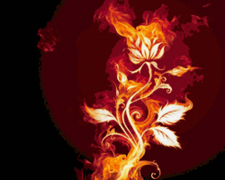 огненый цветок - предпросмотр