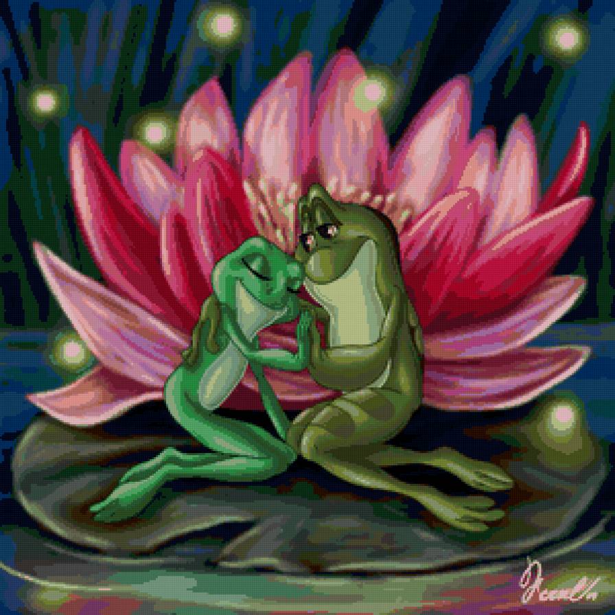 принцесса и жаба - романтика, жабки, детям, дисней, мультики, любовь - предпросмотр