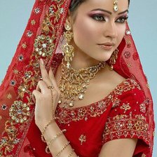 Оригинал схемы вышивки «Индийская невеста» (№62435)