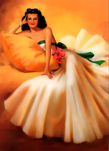 Серия "В американском стиле" - девушка - оригинал