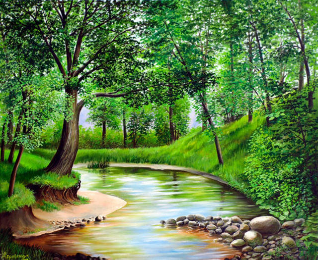 Пейзаж - пейзаж - оригинал