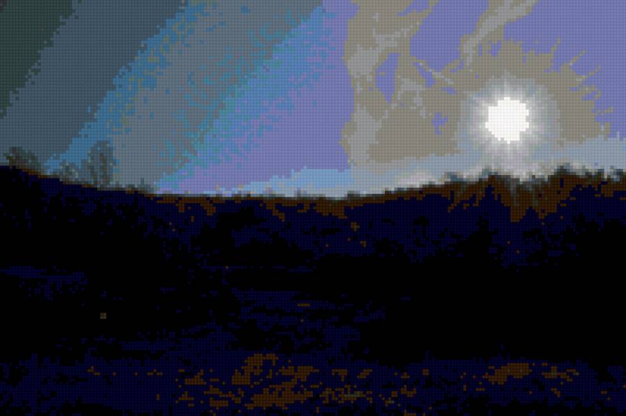 night - landscape, night - предпросмотр