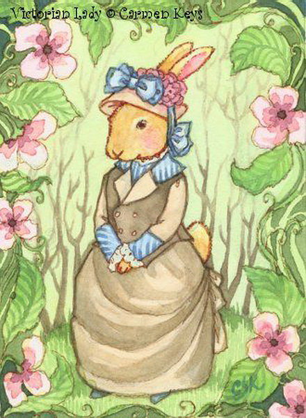 Кармен Кейс - рисунок, заяц, детский рисунок, зайчиха, сказка, иллюстрация - оригинал