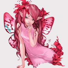 Схема вышивки «фея»