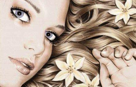 девушка - лицо, женщина, человек, черно-белый - оригинал