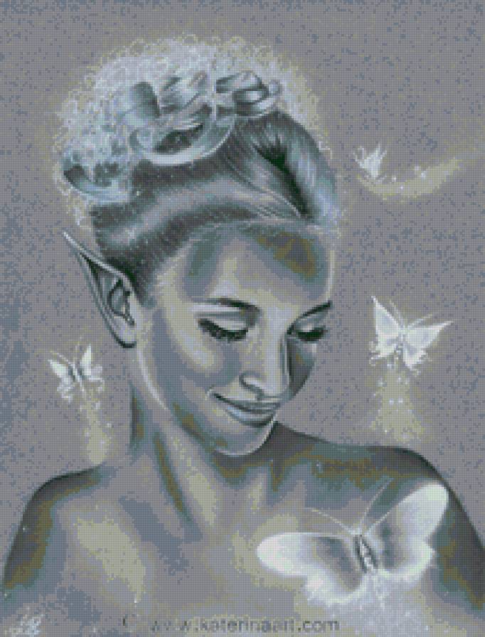 фея с бабочками - феи - предпросмотр