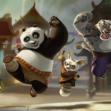 Схема вышивки «кунг фу панда»