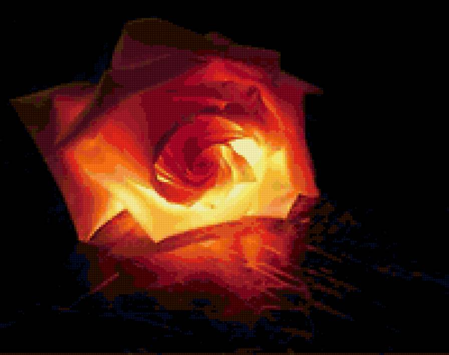 роза огонь - огонь, цветок - предпросмотр