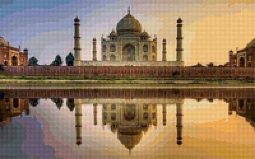 тадж махал - чудеса света - предпросмотр