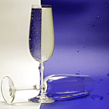 Схема вышивки «бокалы»