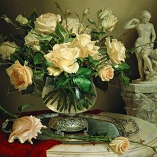 Схема вышивки «розы»