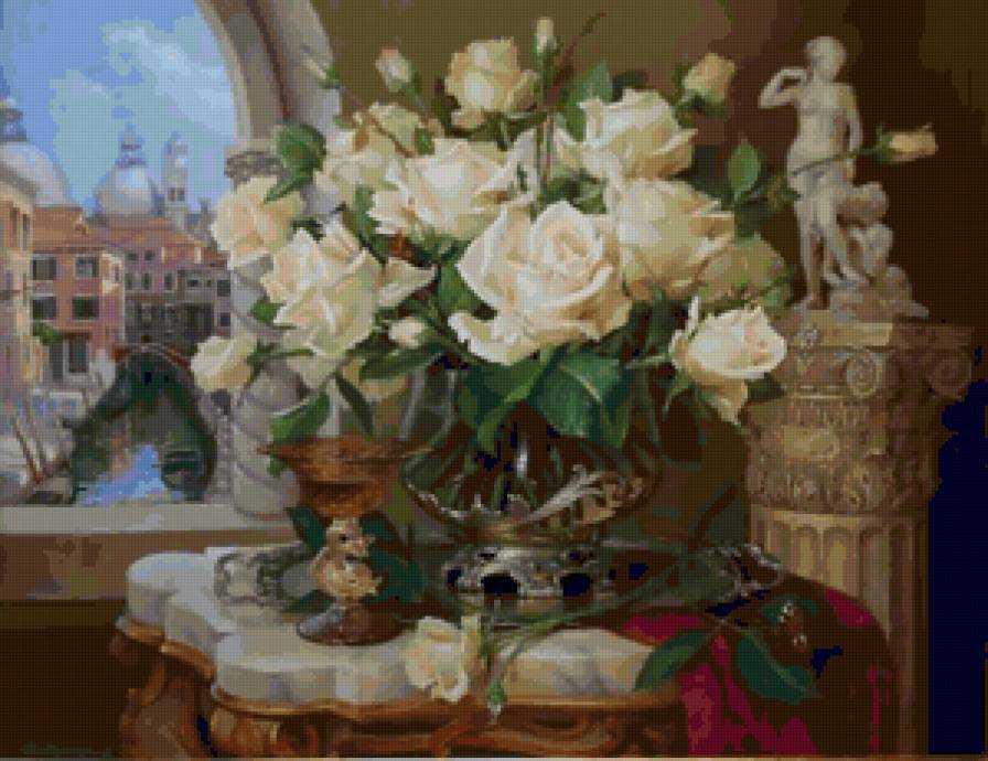 венеция - цветы, венеция - предпросмотр