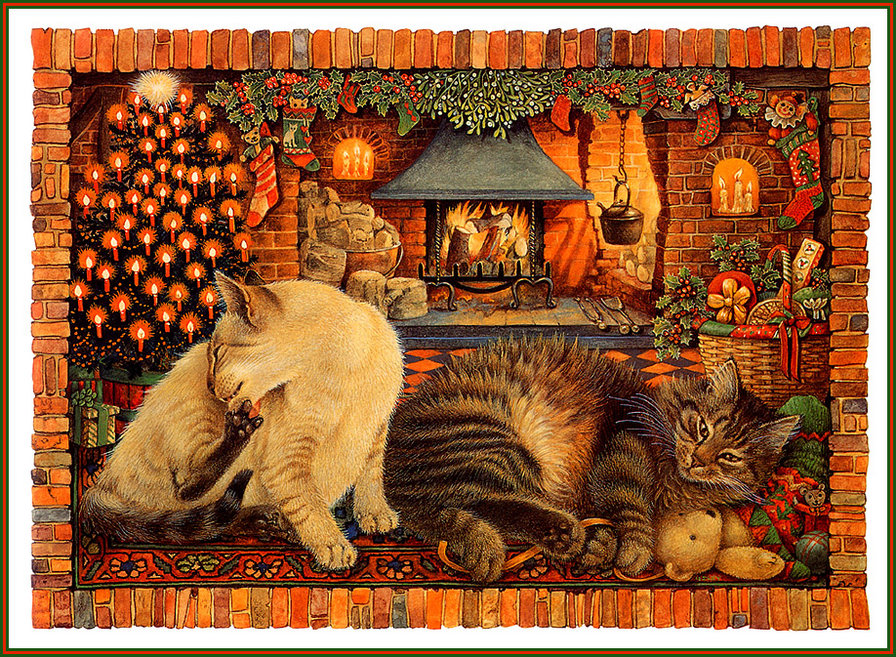 Кошки Лесли Энн Ивори - кошки, картина - оригинал