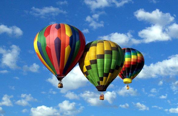 воздушные шары - полет, небо, высота, шары - оригинал