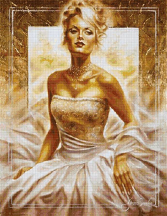 Красота женщины - красота женщины, девушка, картина, живопись - предпросмотр