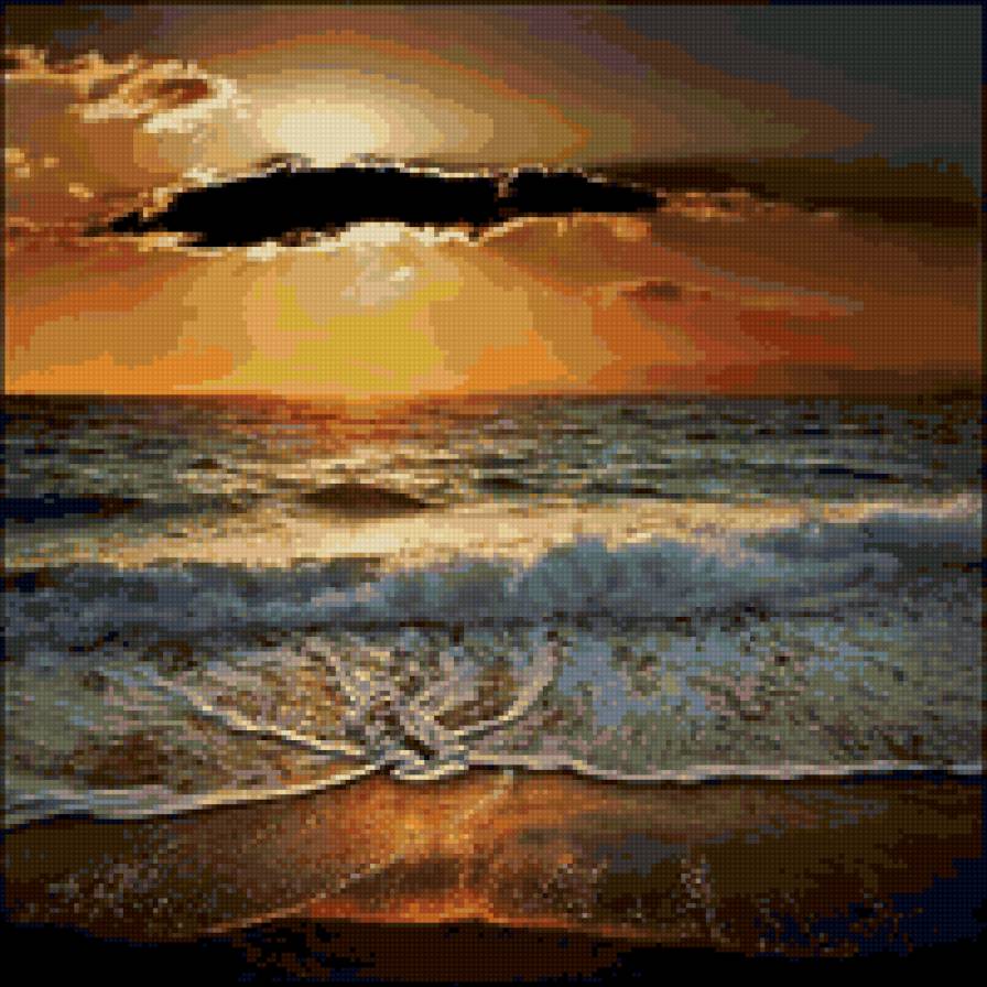 морской берег - море, солнце, вода - предпросмотр