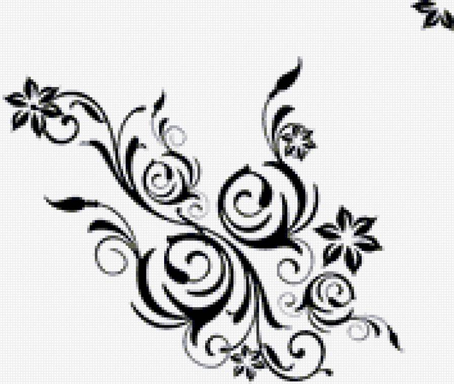 2 - узор, завитушки - предпросмотр