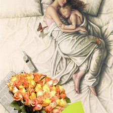 Схема вышивки «Радость матери»