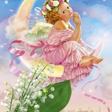 Схема вышивки «Ангелочек»