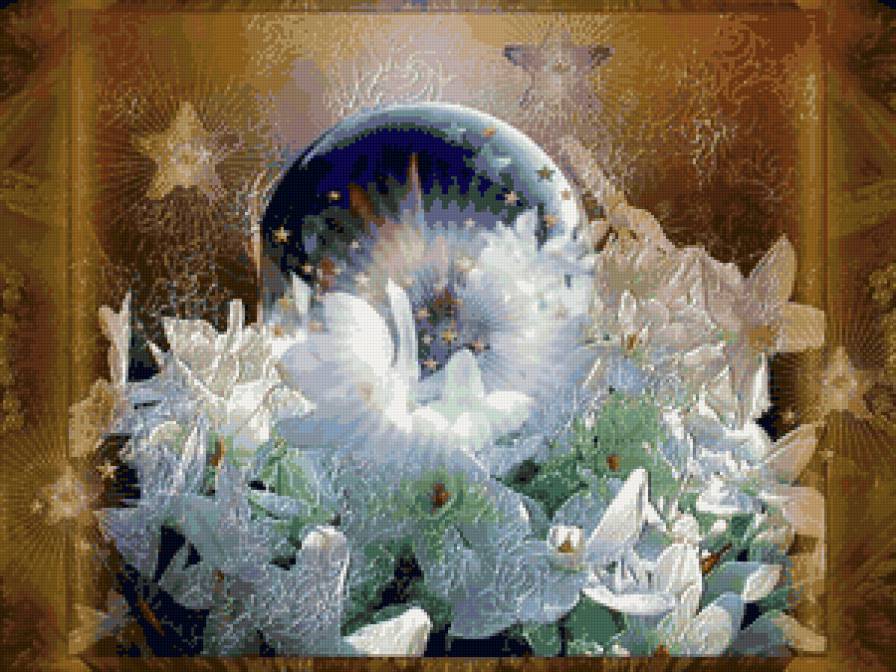 №67577 - цветы, подушка, абстракция - предпросмотр