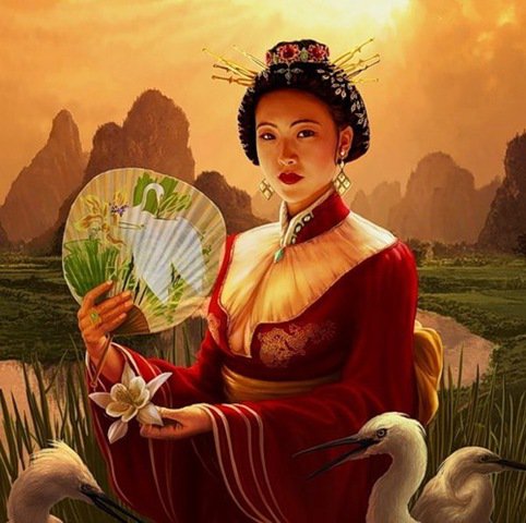 китаянка - девушки, красота, восток - оригинал