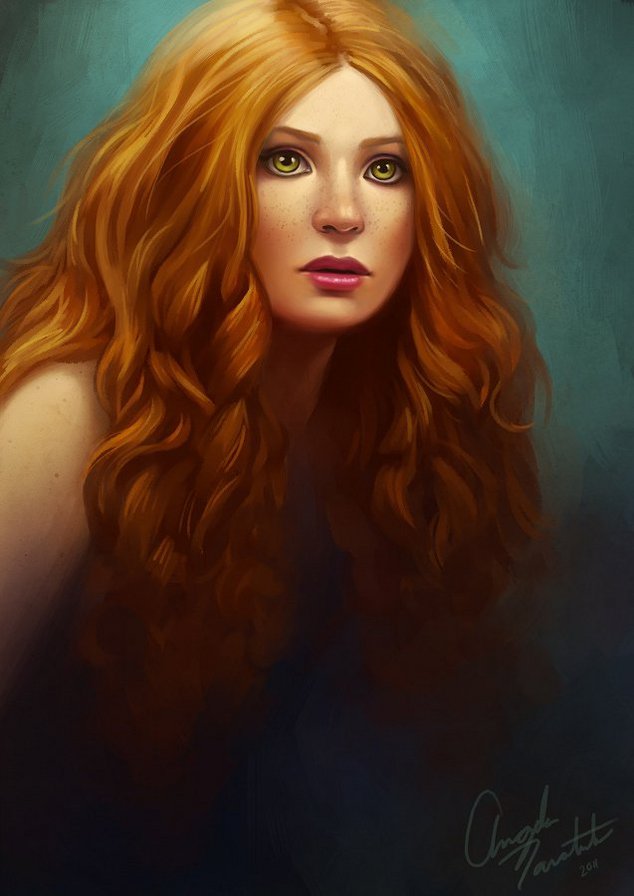 №67783 - девушка, картина - оригинал