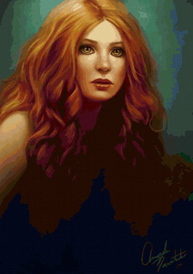 №67783 - картина, девушка - предпросмотр