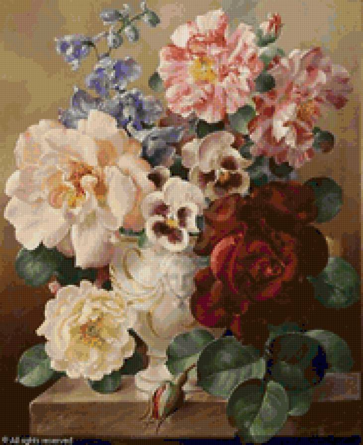 №67885 - цветы в вазе - предпросмотр